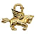Hermès Amuleto di Hermes D'oro Placcato in oro  ref.1257016