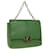 VERSACE Chain Hand Bag Leather Green Auth ac2754  ref.1257036