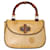 Gucci handbag with bamboo handle Brown  ref.1257526