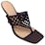 Autre Marque Veronica Beard Brown Woven Leather High Heeled Sandals  ref.1257554