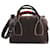 CHLOÉ Distressed Leather Daria Handle Bag with Vintage effect in Brown.  ref.1257601