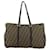 Fendi Vintage Belted Weekender Large Canvas Zucca Bag in Brown Leather  ref.1257606