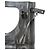 Borsa a tracolla Tom Ford Alix in pelle argento - vista 9