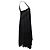 Timeless Chanel Black Mesh Asymmetric Dress with Bow on Shoulder Strap - view 4