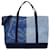 Autre Marque Fox Head Weekender Shopper Tasche - Maison Kitsune - Denim - Blau Baumwolle  ref.1257843