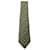Hermès Bedruckte Krawatte von Hermes aus olivgrüner Seide  ref.1257849