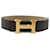 Hermès Cintura reversibile Hermes Constance in pelle marrone scuro e oliva  ref.1257911