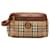 Burberry Haymarket Check Clutch Bag Pochette en toile en bon état  ref.1257953