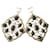 Chanel Boucles d'oreilles en forme de diamant en or Doré  ref.1257978