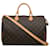 Louis Vuitton Brown Monogram Speedy Bandouliere 35 Leather Cloth  ref.1258058