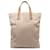 Chanel Brown New Travel Line Tote Beige Leather Pony-style calfskin Nylon Cloth  ref.1258067