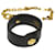 Hermès HERMES Nomad Glove Holder Charm Cuero Negro Oro Auth bs12148 Dorado  ref.1258209
