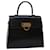 Salvatore Ferragamo Gancini Hand Bag Leather Black Auth yk10743  ref.1258237