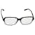 CHANEL Óculos de plástico Preto CC Auth bs12145  ref.1258260