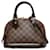 Alma LOUIS VUITTON Handbags Brown Linen  ref.1258320