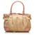 GUCCI Handbags Brown Linen  ref.1258324