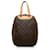 LOUIS VUITTON Handbags Brown Linen  ref.1258355