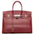 Birkin Hermès HERMES Handtaschen Rot Leder  ref.1258441