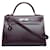 Hermès HERMES Handtaschen Kelly 32 Lila Leder  ref.1258445