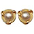 Chanel Ohrringe Golden Metall  ref.1258565