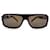 Óculos de sol Christian Dior Marrom Plástico  ref.1258622