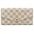 Sarah Carteras Louis Vuitton Blanco Cuero  ref.1258673