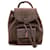Gucci Backpack Vintage Bamboo Brown Leather  ref.1258704
