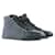 GUCCI Trainers Black Leather  ref.1258726