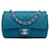 CHANEL Handbags Timeless/classique Blue Leather  ref.1258747