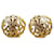 Chanel Ohrringe Golden Metall  ref.1258780
