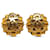 Chanel Ohrringe Golden Metall  ref.1258786