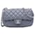 CHANEL Handbags Timeless/classique Grey Leather  ref.1258804