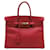 Birkin Hermès HERMES Handtaschen Rot Leder  ref.1258811