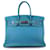 Birkin Hermès HERMES Handtaschen Blau Leder  ref.1258832