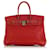 Birkin Hermès HERMES Handbags Red Leather  ref.1258833