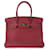 Birkin Hermès HERMES Handtaschen Rot Leder  ref.1258851