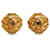 Chanel Ohrringe Golden Metall  ref.1258886