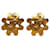 Chanel earrings Golden Metal  ref.1258895
