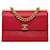 CHANEL Handtaschen Rot Leder  ref.1258922