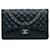 CHANEL Handbags Timeless/classique Blue Leather  ref.1258939