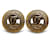 Chanel earrings Golden Metal  ref.1258961
