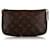 LOUIS VUITTON Handbags Pochette Accessoire Brown Cloth  ref.1258974