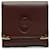 Cartier Brieftaschen Rot Leder  ref.1258981