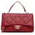 CHANEL Handbags Red Leather  ref.1259003