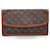Louis Vuitton Clutch Bag Vintage Pochette Dame Braun Leinwand  ref.1259057