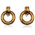 Chanel earrings Golden Metal  ref.1259087