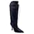 Boots Versace Cuir Noir  ref.1259215