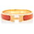 Hermès HERMES-Armbänder Orange Leinwand  ref.1259324