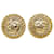Brincos Chanel Dourado Metal  ref.1259336