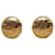 Chanel earrings Golden Metal  ref.1259357